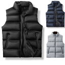 無地 ダウン ベスト Down Vest 中綿ベスト(4)