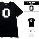 英文字 Tシャツ アルファベット 半袖 【 O 】2カラー メンズ レディース ユニセックス デザイン おしゃれ ネタ Tシャツ パロディ おもしろ ダンス 衣...