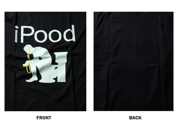 パロディ Tシャツ おもしろ 半袖 i-pood!? メンズ レディース ユニセックス デザインTシャツ おしゃれTシャツ ネタTシャツ 個性的 半袖 トップス 夏 おみやげ プレゼント コットン100% M-L 白 黒