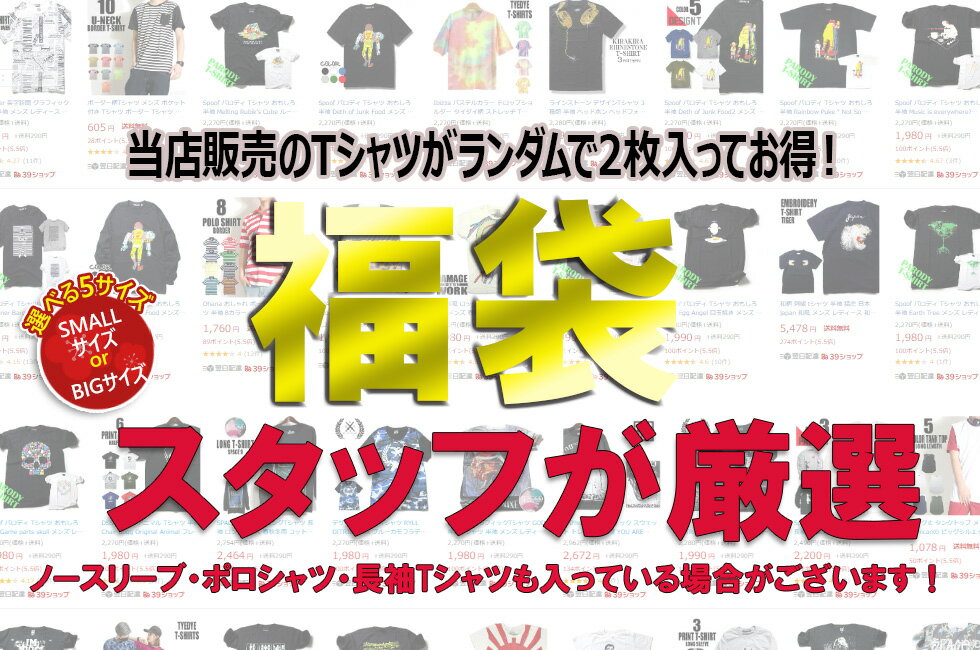 福袋 Tシャツ 2枚セット メンズ 選べるサイ...の紹介画像2