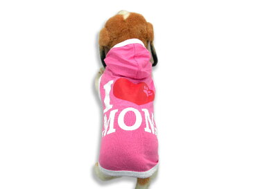 フード付き犬服 ILOVEMOM キュートないぬふく 愛犬おしゃれ計画【愛犬おしゃれ ドッグ dog 猫服 愛犬 ペット服 チワワ トイプードル マルチーズ ミニチュア ダックスフント ペットウェア 洋服 フレンチブルドック】won017