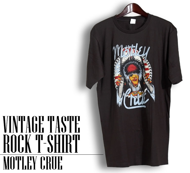 ヴィンテージ風 Motley Crue Tシャツ モトリークルー ロックTシャツ バンドTシャツ 半