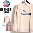 SPACE9 デザインロングTシャツ 長袖 ロンT メンズ 全3色 春秋冬用 コットン100% M-Lイズ長袖Tシャツ メンズ デザインTシャツ クラブファッション ストリート系 アニマルプリント 動物プリント