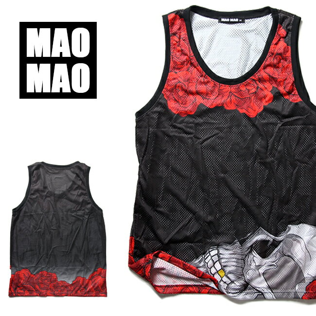 総柄 メッシュタンクトップ ROSE メンズ レディース ユニセックス ダンス衣装 メッシュ バスケットシャツ メンズ ポリエステル100% 春夏用 S-XL大...