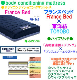 リハテック・セミダブルサイズマットレスのみ