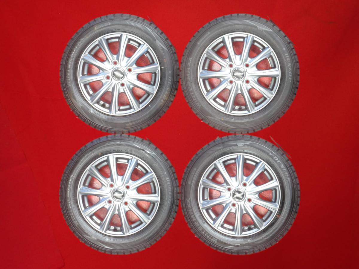 ダンロップ ウィンター MAXX 02(WM02) DUNLOP WINTER MAXX 02 155/65R13 73Q 10スポークタイプ 1P 4Jx13 +45 4/100 ガンメタ系 ライフ ダンク AZ-ワゴン カスタムスタイル AZ-ワゴン ヴィヴィオ ライフ セルボ プレオ ネスタ ザッツ トゥデイ ハミング アルト プレオ バン