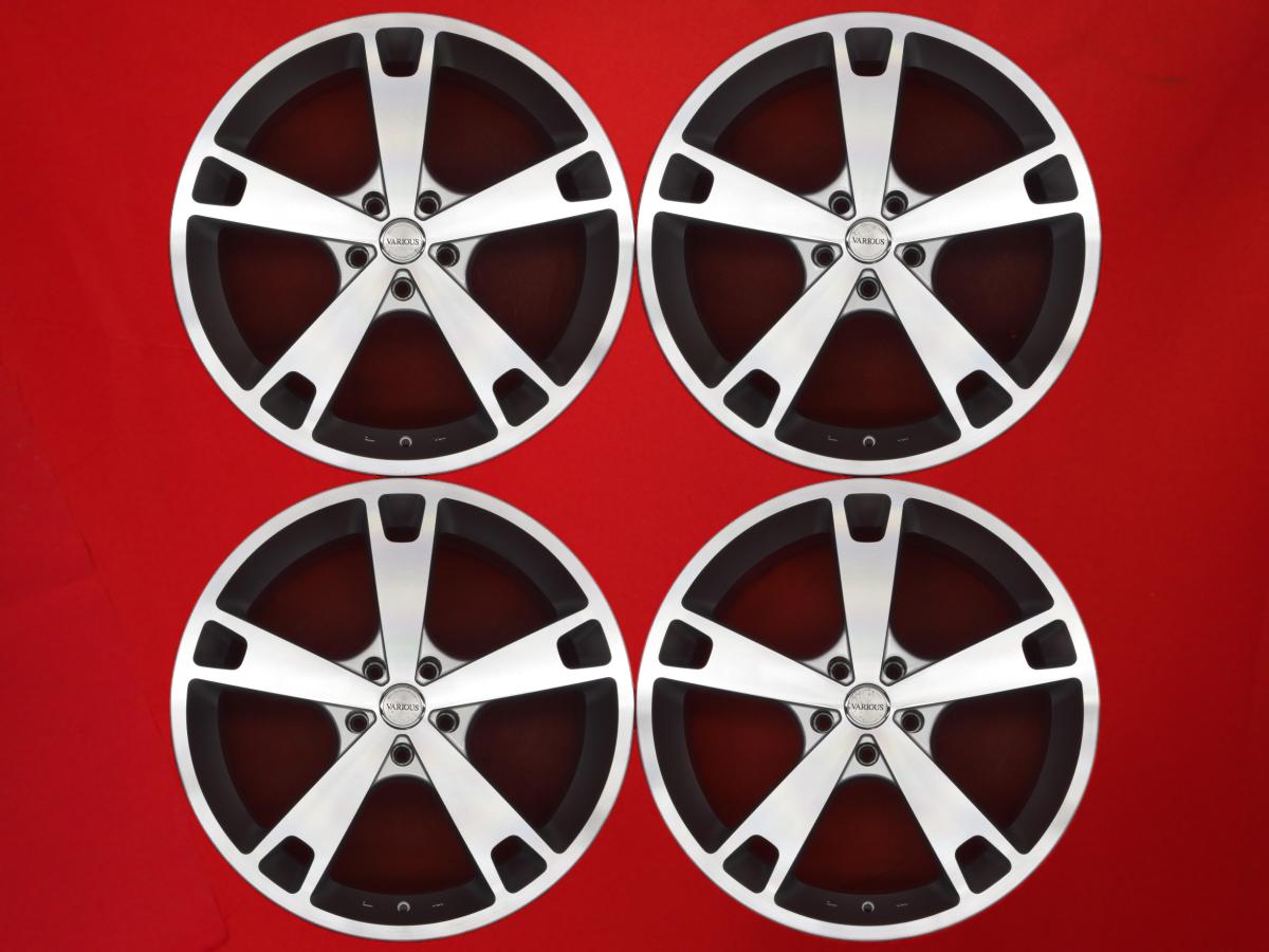 FABULOUS(ファブレス) ヴァリエス MB-5 8Jx20 +38 5/114.3 シルバーポリッシュ(シルバー&ポリッシュ) エクリプスクロス ハリアー エクストレイル アルファード ヴェルファイア カローラ クロス RX 450h アウトランダー スカイライン クロスオーバー ムラーノ NX300h