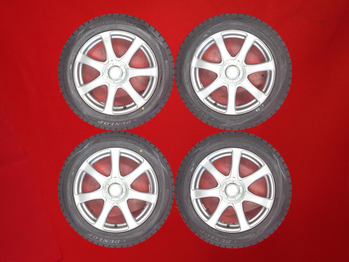 ダンロップ ウィンター MAXX 01(WM01) DUNLOP WINTER MAXX 01 215/55R17 94Q 7スポークタイプ 1P 7Jx17 +38 5/100 114.3 ガンメタ系 ティアナ エスティマ ウィンダム グランディス クラウン アスリート デリカ D:5 カムリ アベンシス ワゴン ジューク アルティス クラウン