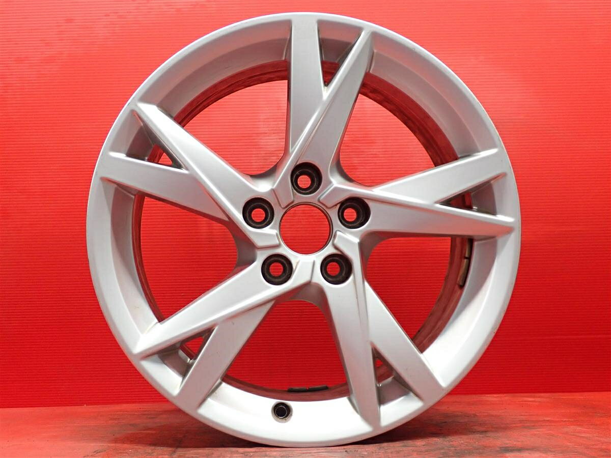 アウディ Q3 8U 純正 17インチ 7Jx17 +43 5/112 シルバー(銀色)系