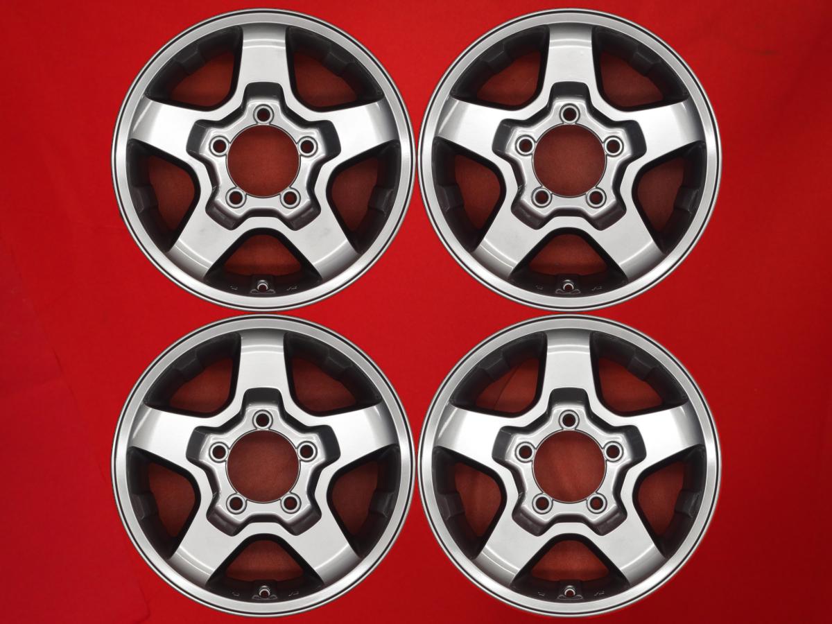 ジムニー (JB23-1〜3型)純正 5.5Jx16 +22 5/139.7 ガンメタ系 AZ-オフロード ジムニー