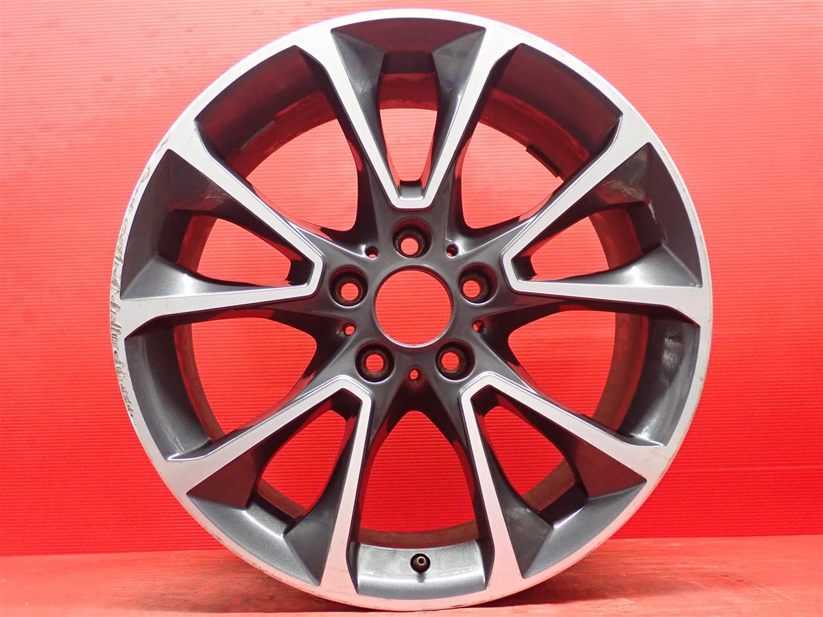 BMW X5 F15 X6 F16 純正 ダブルスポーク スタイリング 449 9Jx19 +48 5/120 ガンメタポリッシュ(ガンメタ&ポリッシュ)