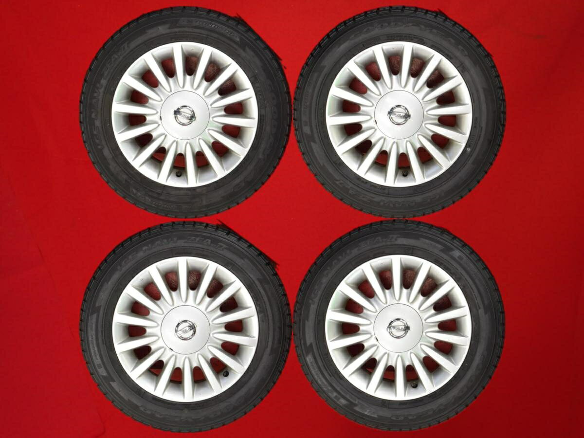 グッドイヤー アイスナビ ゼアII GOODYEAR ICENAVI ZEAII 205/65R16 95Q ティアナ 純正 6.5Jx16 +50 5/114.3 シルバー(銀色)系 オデッセイ CR-V ティアナ ヴェゼル