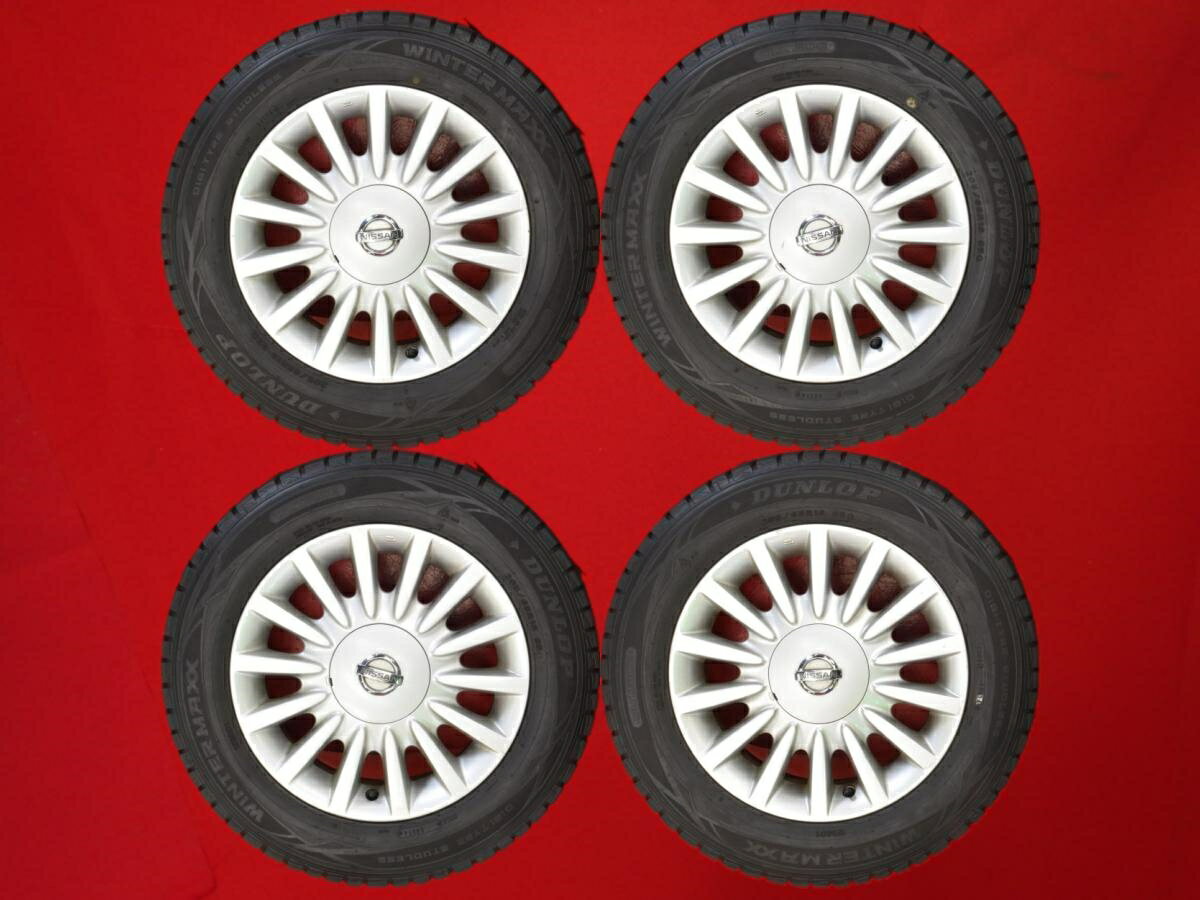 ダンロップ ウィンター MAXX 01(WM01) DUNLOP WINTER MAXX 01 205/65R16 95Q ティアナ 純正 6.5Jx16 +50 5/114.3 シルバー(銀色)系 ティアナ