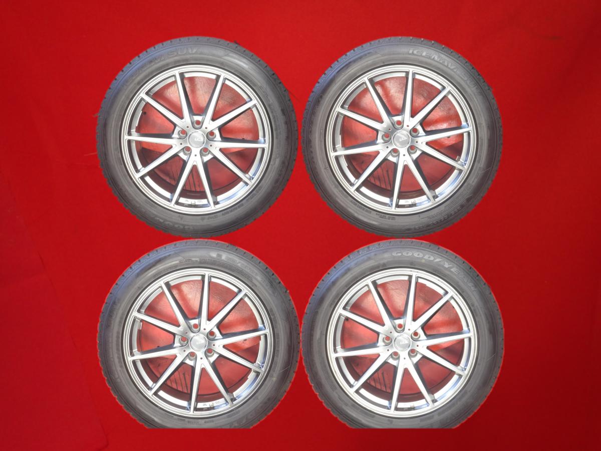 グッドイヤー アイスナビ SUV GOODYEAR ICENAVI SUV 235/55R20 102Q La-Strada ラ-ストラーダ LF-SPORT LFII 8Jx20 +33 5/114.3 ガンメタ系 RX200t