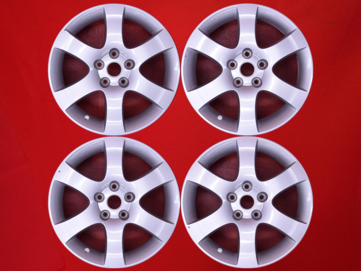 プレサージュ 純正6スポーク 6.5Jx17 +40 5/114.3 シルバー(銀色)系 プレサージュ