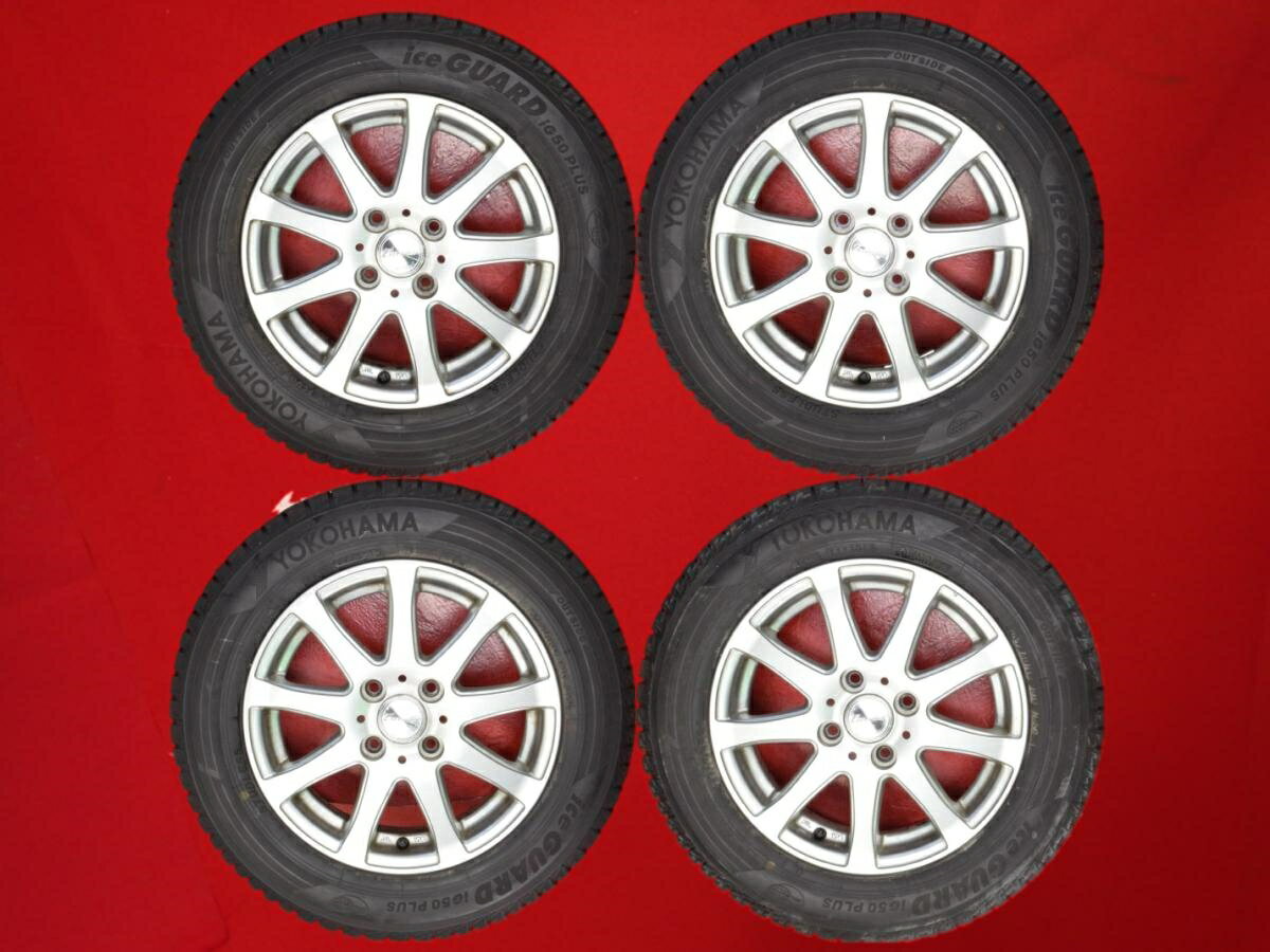 ヨコハマ アイスガード 5 プラス IG50 YOKOHAMA iceGUARD 5 PLUS IG50 165/70R14 81Q 9スポークタイプ 1P 5.5Jx14 +50 4/100 ガンメタ系 スイフト フィット アリア