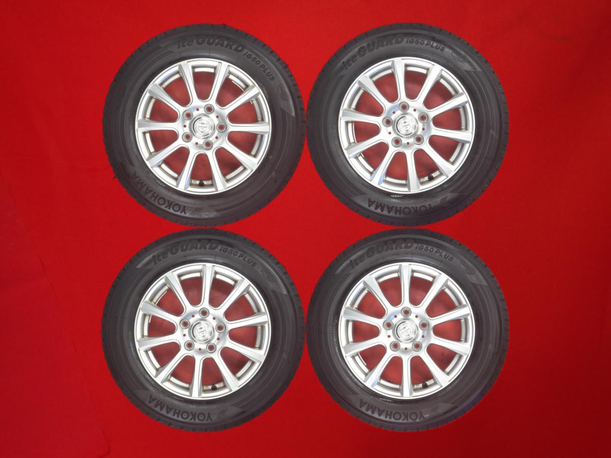 ヨコハマ アイスガード 5 プラス IG50 YOKOHAMA iceGUARD 5 PLUS IG50 195/65R15 91Q 10スポークタイプ 1P 6Jx15 +53 5/114.3 シルバー(銀色)系 ノア アコード ワゴン ミレーニア クレスタ ステップワゴン アヴァンシア クラウン セダン ヴォクシー エスクァイア リバティ