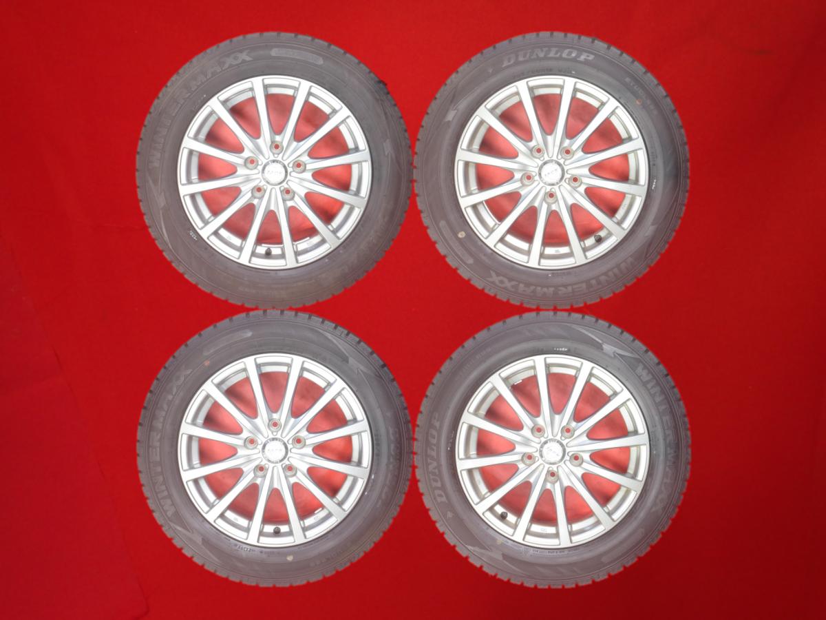 ダンロップ ウィンター MAXX 02(WM02) DUNLOP WINTER MAXX 02 205/60R16 92Q 12スポークタイプ 1P 6.5Jx16 +48 5/114.3 ガンメタ系 ビアンテ ステップワゴン スパーダ アテンザ スポーツ ギャラン フォルティス アクセラ ハイブリッド ギャラン フォルティス スポーツバック