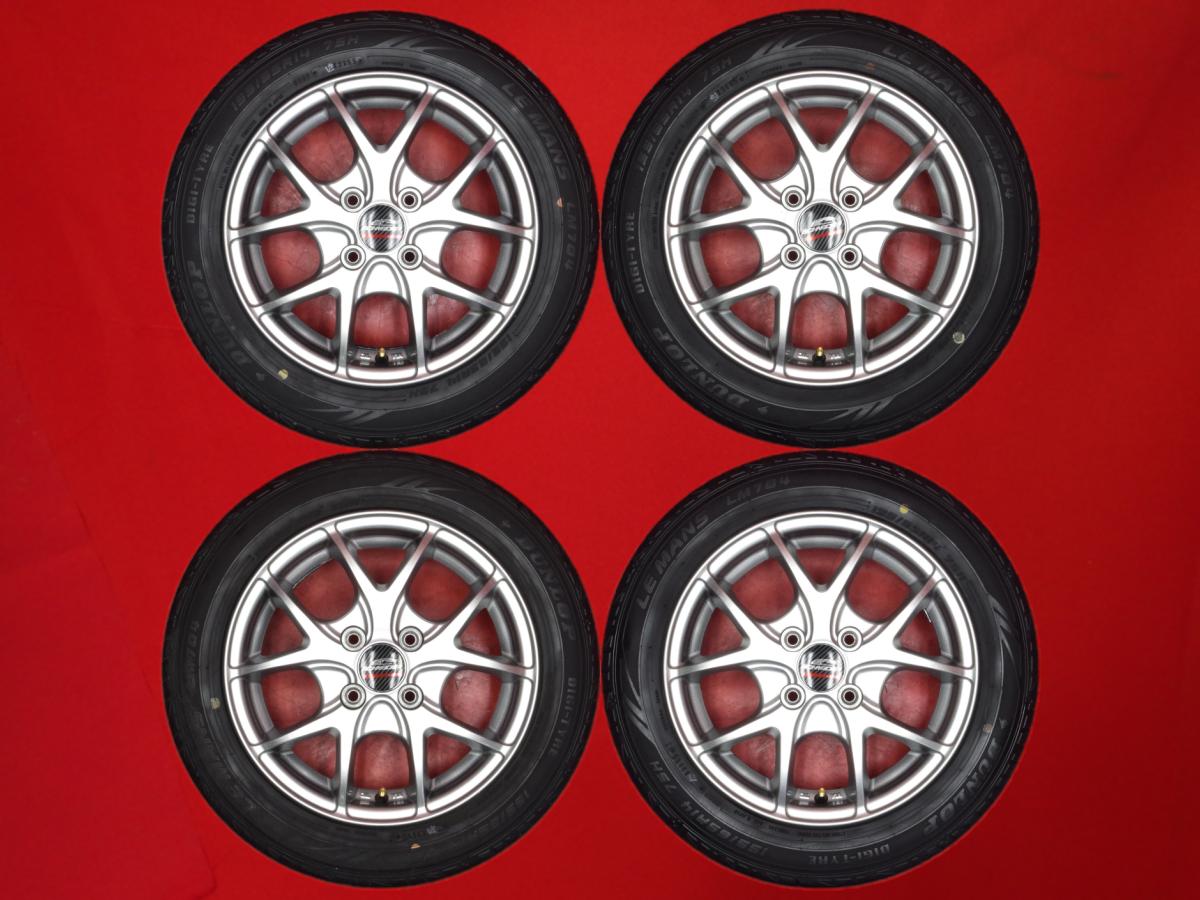 ダンロップ ル-マン LM704 DUNLOP LE MANS LM704 155/65R14 75H シュナイダー Style 52(スタイル52) 4.5Jx14 +45 4/100 ガンメタ系 アルト バン ミラ ジーノ フレア プレオ ルクラ カスタム ステラ リベスタ エブリイ モコ エヌバン シフォン カスタム R1 フレアワゴン ムー