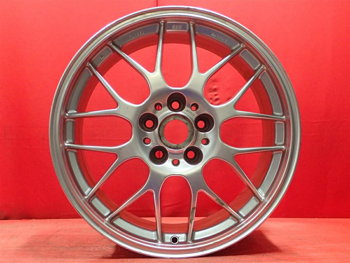 BBS RG-R 8.5Jx18 +43 5/114.3 ガンメタポリッシュ(ガンメタ&ポリッシュ) シルバー(銀色)系