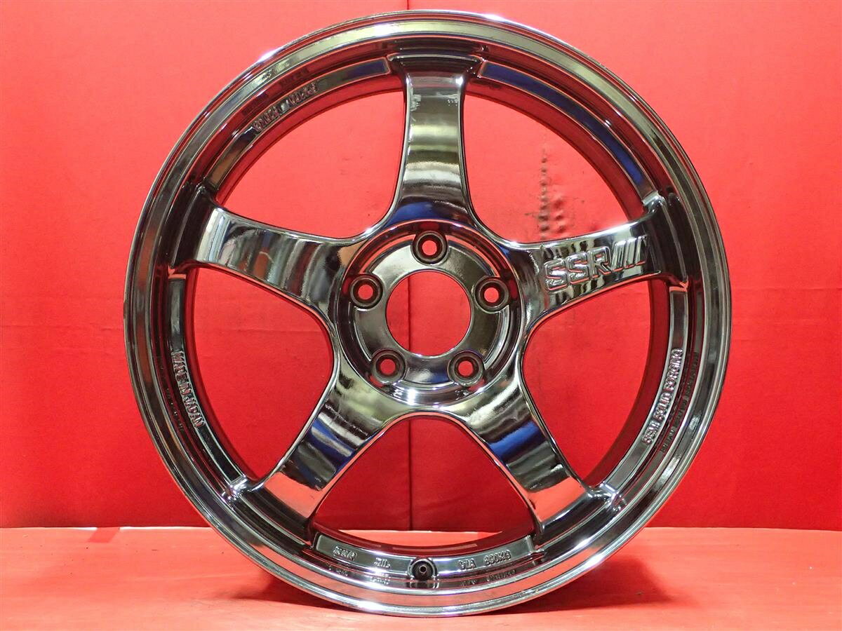 SSR インテグラル GT-2 7.5Jx18 +48 5/114.3 スーパーメタルコーティング系(メッキ色の塗装)