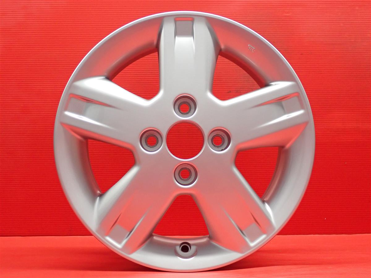 ライフ 純正5本スポーク 4.5Jx14 +45 4/100 シルバー(銀色)系