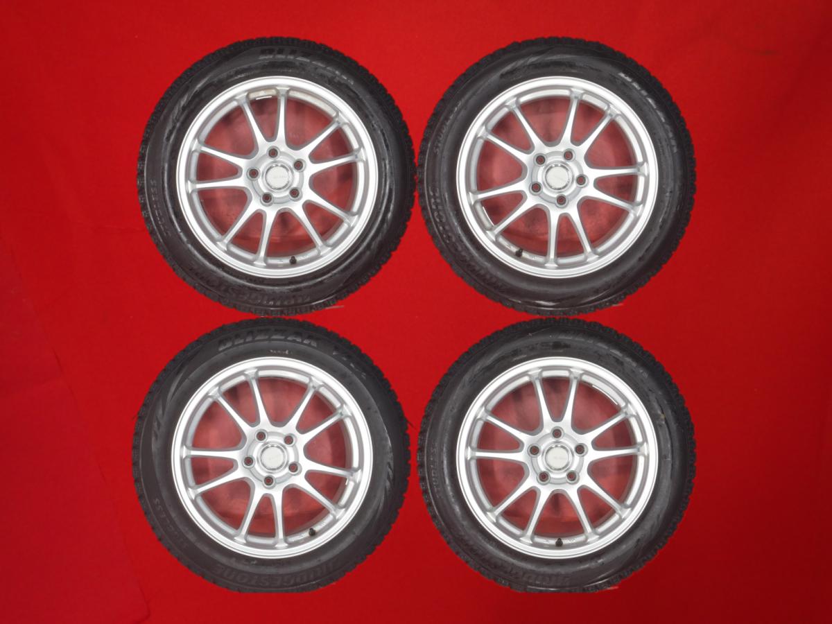 ブリヂストン ブリザック VRX BRIDGESTONE BLIZZAK VRX 215/55R17 94Q ECO FORME エコフォルム SE-10 7Jx17 +45 5/114.3 シルバー(銀色)系 オデッセイ エアトレック ES330 クラウン マジェスタ ディアマンテ クラウン ロイヤル エスティマ グランディス クラウン アスリート