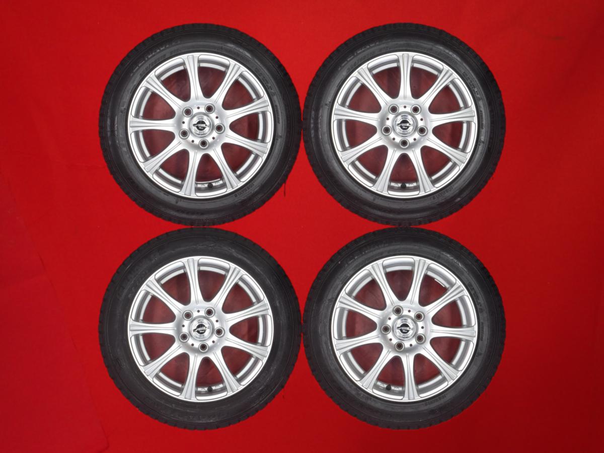 グッドイヤー アイスナビ 6 GOODYEAR ICENAVI 6 205/55R16 91Q 9スポークタイプ 1P 6.5Jx16 +53 5/114.3 シルバー(銀色)系