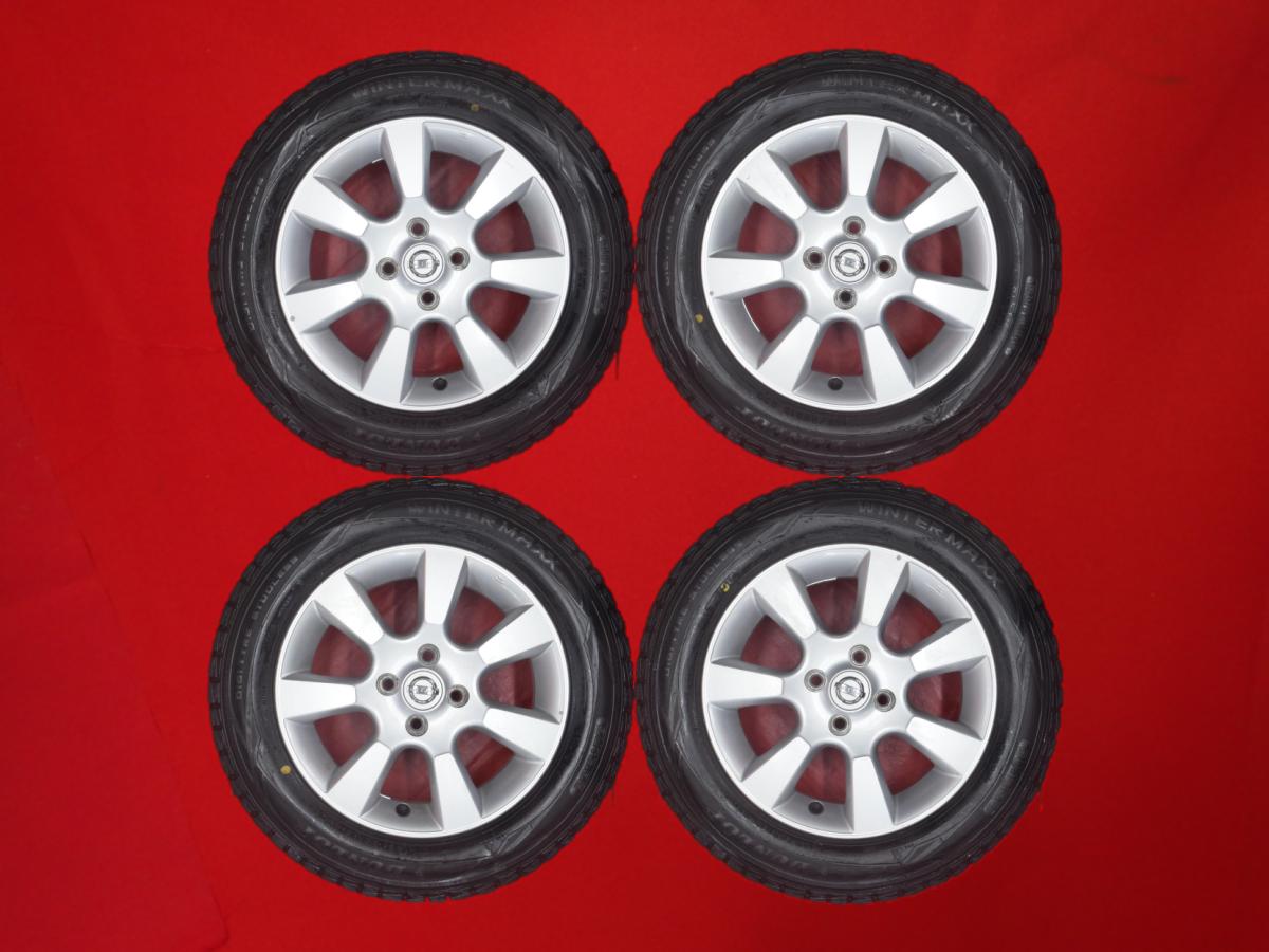 ダンロップ ウィンター MAXX 01(WM01) DUNLOP WINTER MAXX 01 185/65R15 88Q ニッサン 純正 5.5Jx15 +40 4/100 シルバー(銀色)系 ノート ラティオ ノート-eパワー ティーダ ラティオ ティーダ サニー ウイングロード サンタナ ブルーバード シルフィ