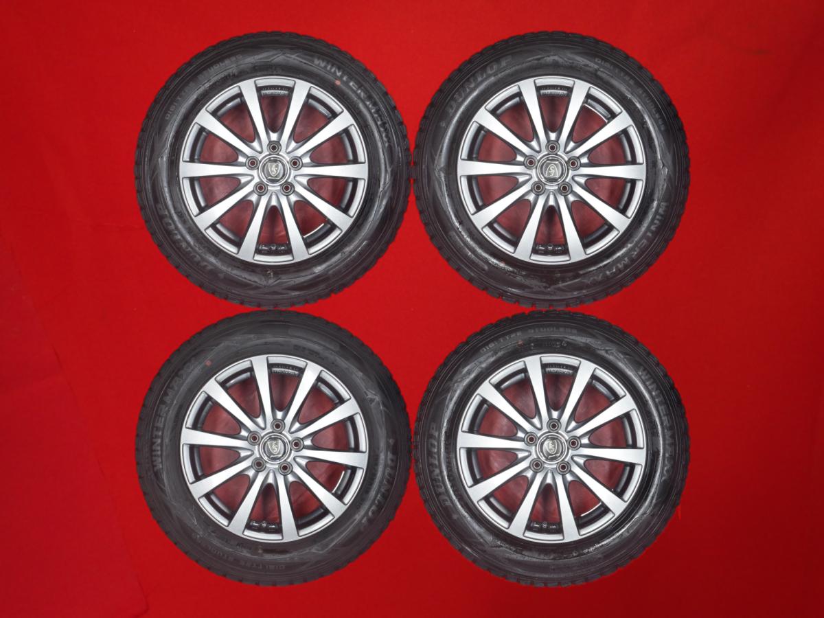 ダンロップ ウィンター MAXX 01(WM01) DUNLOP WINTER MAXX 01 195/65R15 91Q 10スポークタイプ 1P 6Jx15 +45 5/100 ガンメタ系 カルディナ オーパ カローラ ビスタ プリウス アリオン ウィッシュ プレミオ プリウスPHV インプレッサ スポーツ CT200h インプレッサ アネシス