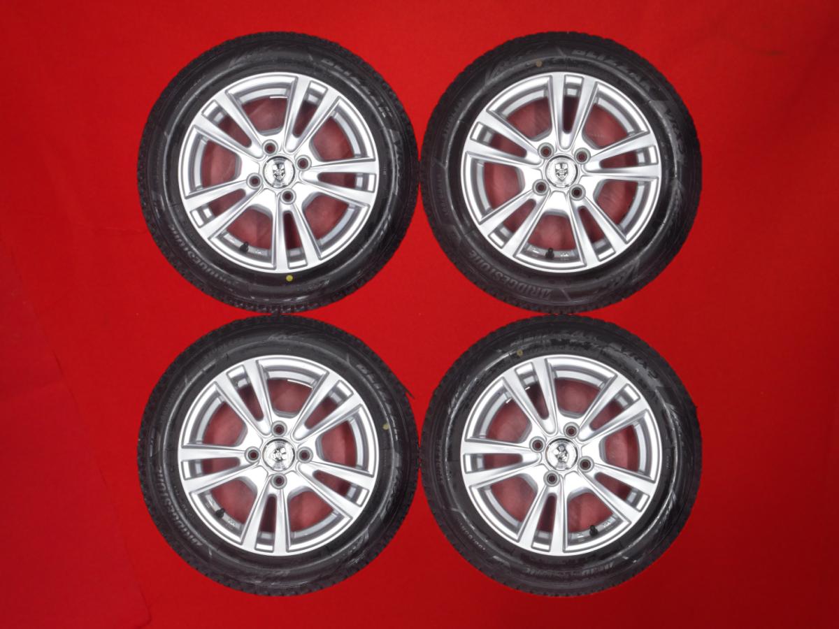 ブリヂストン ブリザック VRX3 BRIDGESTONE BLIZZAK VRX3 155/65R14 75Q Joker スプレッド 4.5Jx14 +45 4/100 シルバー(銀色)系 フレアワゴン カスタムスタイル エヌワン ピクシス メガ ステラ エヌボックス プラス キャロル エコ ムーヴ ワゴンR フレアワゴン R1 エヌバン