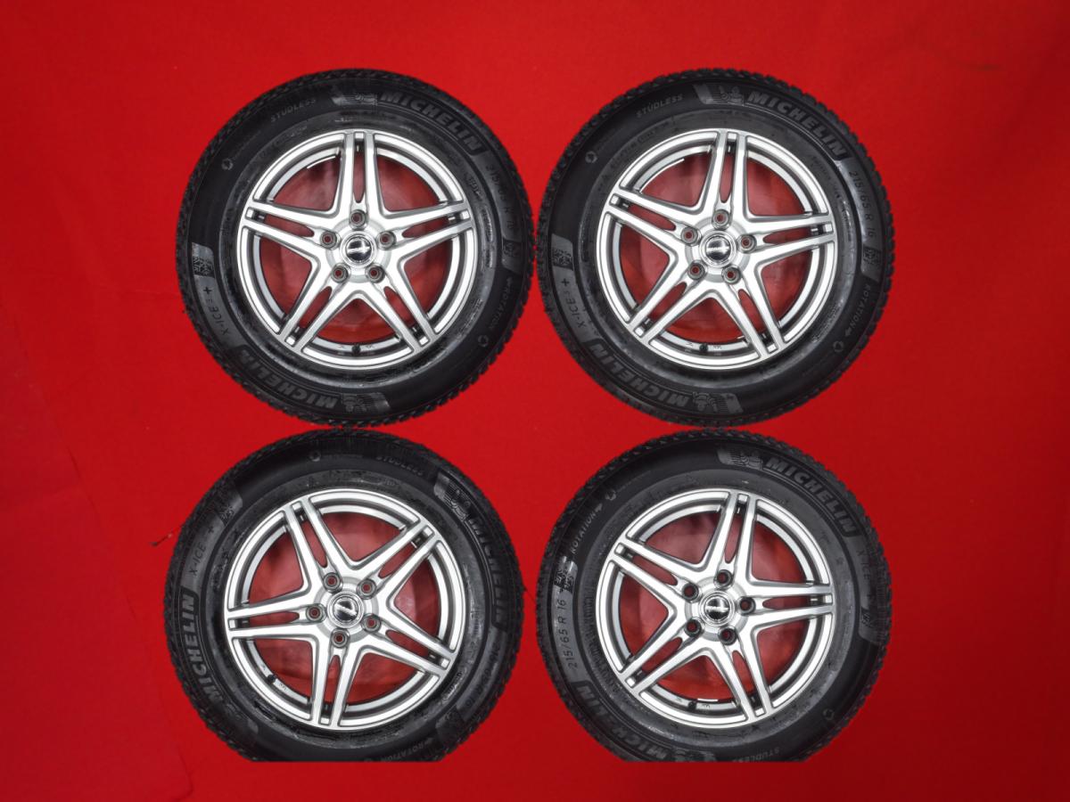 ミシュラン X-ICE3 プラス MICHELIN X-ICE3+ 215/65R16 102T WAREN(ヴァーレン) W04 6.5Jx16 +38 5/114.3 ガンメタ系 エスティマ アルファード エクストレイル MPV ヴェルファイア パジェロ イオ カローラ クロス C-HR ラグレイト プレサージュ デュアリス エルグランド