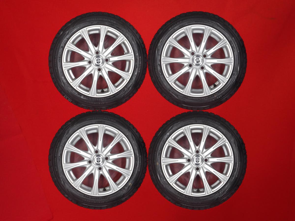 ダンロップ ウィンター MAXX 01(WM01) DUNLOP WINTER MAXX 01 185/55R15 82Q Joker SHOTT(ショット) 5.5Jx15 +50 4/100 シルバー(銀色)系 ノート カローラ レビン ブーン ルミナス スプリンターカリブ コンチェルト プラッツ コルト フィット アリア キューブ アプローズ フ