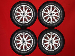 ブリヂストン ネクストリー BRIDGESTONE NEXTRY 195/65R15 91S バルミナ BALMINUM KR10 6Jx15 +53 5/114.3 シルバー(銀色)系 ラフェスタ ハイウェイスター プレマシー アクセラ ノア ステップワゴン ヴォクシー エスクァイア