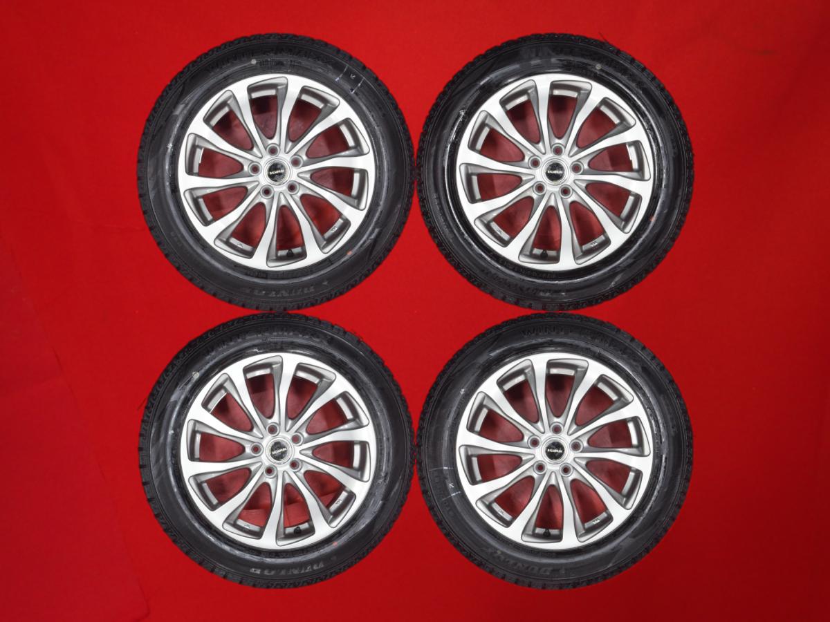 ダンロップ ウィンター MAXX 02(WM02) DUNLOP WINTER MAXX 02 205/55R16 91Q バルミナ BALMINUM TR10 6.5Jx16 +48 5/100 ガンメタ系 インプレッサ CT200h カローラ ツーリング プリウスPHV プレミオ レガシィ ツーリング ワゴン ウィッシュ アベンシス セダン アリオン プリ