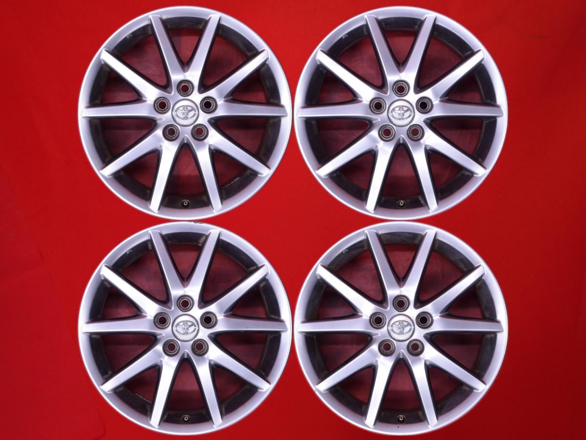 エスティマ (50系/2006〜)アエラス純正18inch 7Jx18 +51 5/114.3 ハイパーブラック エスティマ エスティマ ハイブリッド