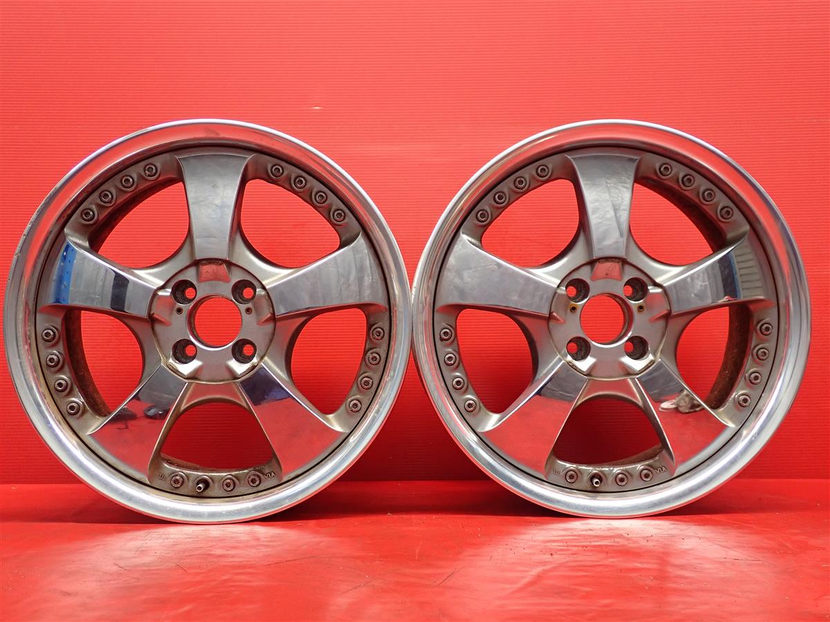 Euro line(ユーロライン) LS 7Jx17 +32 4/100 ポリッシュ系 メッキ