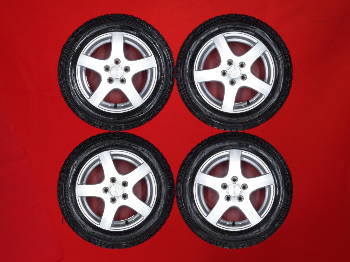 ダンロップ ウィンター MAXX 01(WM01) DUNLOP WINTER MAXX 01 185/60R14 82Q MAK(マック) FIX(フィックス) 5.5Jx14 +38 5/100 シルバー(銀色)系 ポロ ゴルフIII