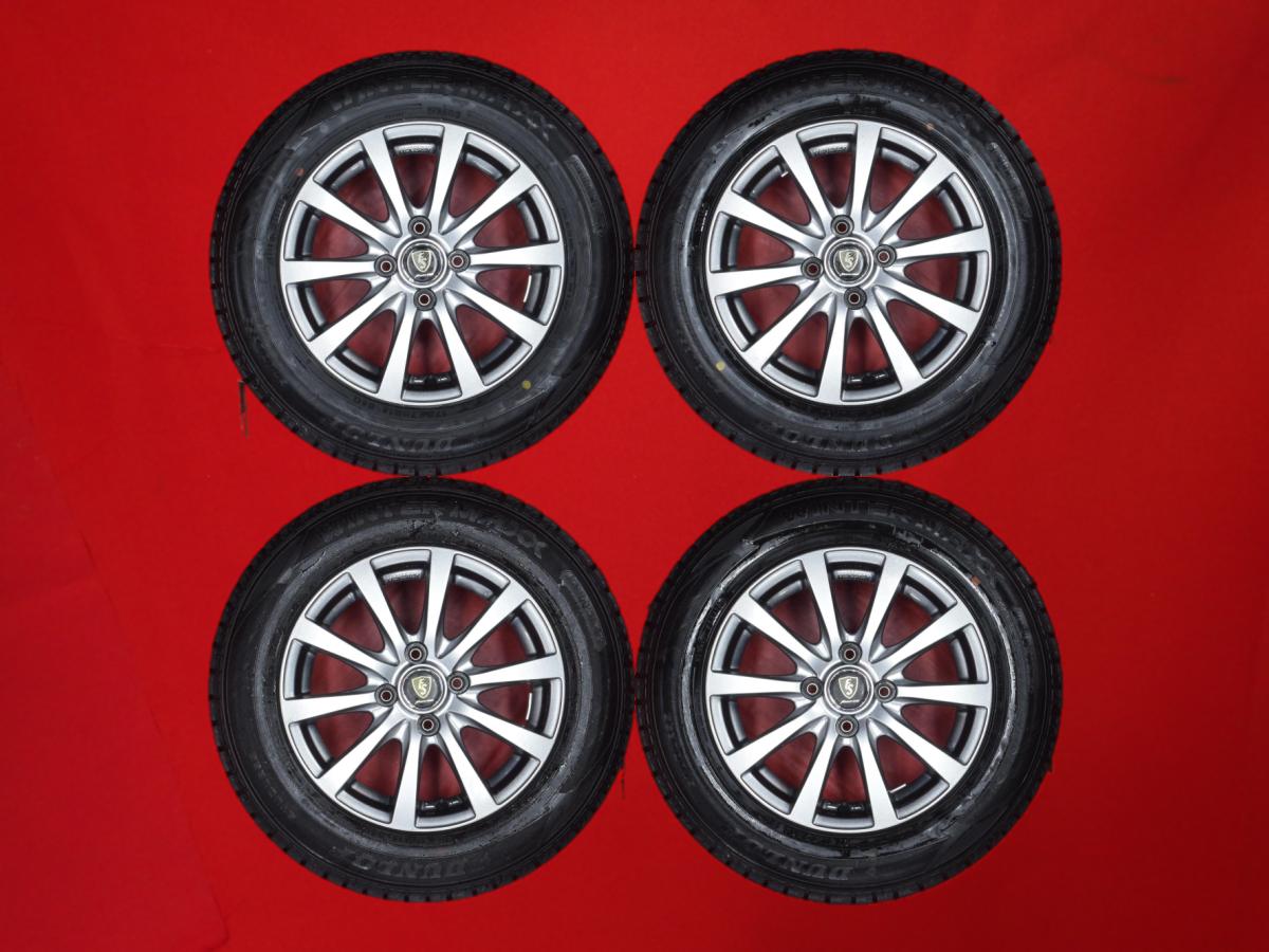 ダンロップ ウィンター MAXX 02(WM02) DUNLOP WINTER MAXX 02 175/70R14 84Q 10スポークタイプ 1P 5.5Jx14 +38 4/100 ガンメタ系 カローラ アクシオ ヤリス シエンタ ファミリア シビック シャトル ノート アレックス カローラ ウイングロード ポルテ ファミリア S-ワゴン