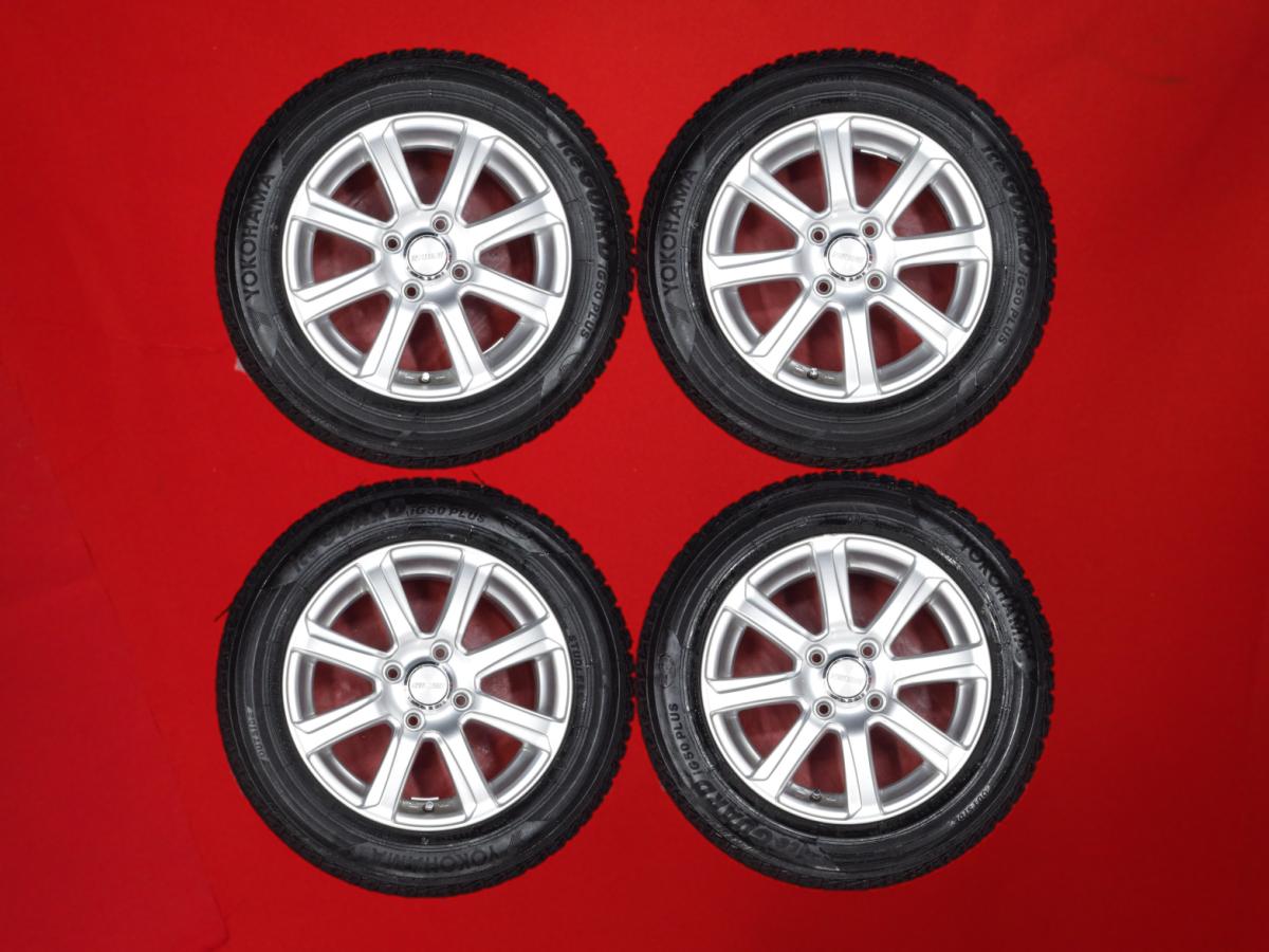 ヨコハマ アイスガード 5 プラス IG50 YOKOHAMA iceGUARD 5 PLUS IG50 175/65R14 82Q 8スポークタイプ 1P 5.5Jx14 +45 4/100 シルバー(銀色)系 デミオ コルト プラス ヴィッツ プリウス ファミリア ワゴン ベルタ フレア クロスオーバー ウィル サイファ カローラ カルタス