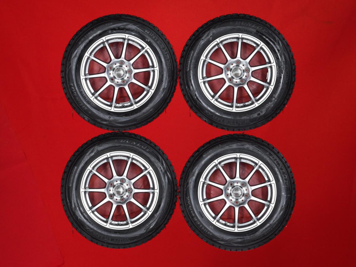 ダンロップ ウィンター MAXX 01(WM01) DUNLOP WINTER MAXX 01 215/65R16 98Q シュナイダー StaG(スタッグ) 6.5Jx16 +48 5/114.3 シルバー(銀色)系 エリシオン プレステージ MPV エスティマ CX-30 クロスロード ラッシュ エルグランド エリシオン パジェロ イオ プレサージュ