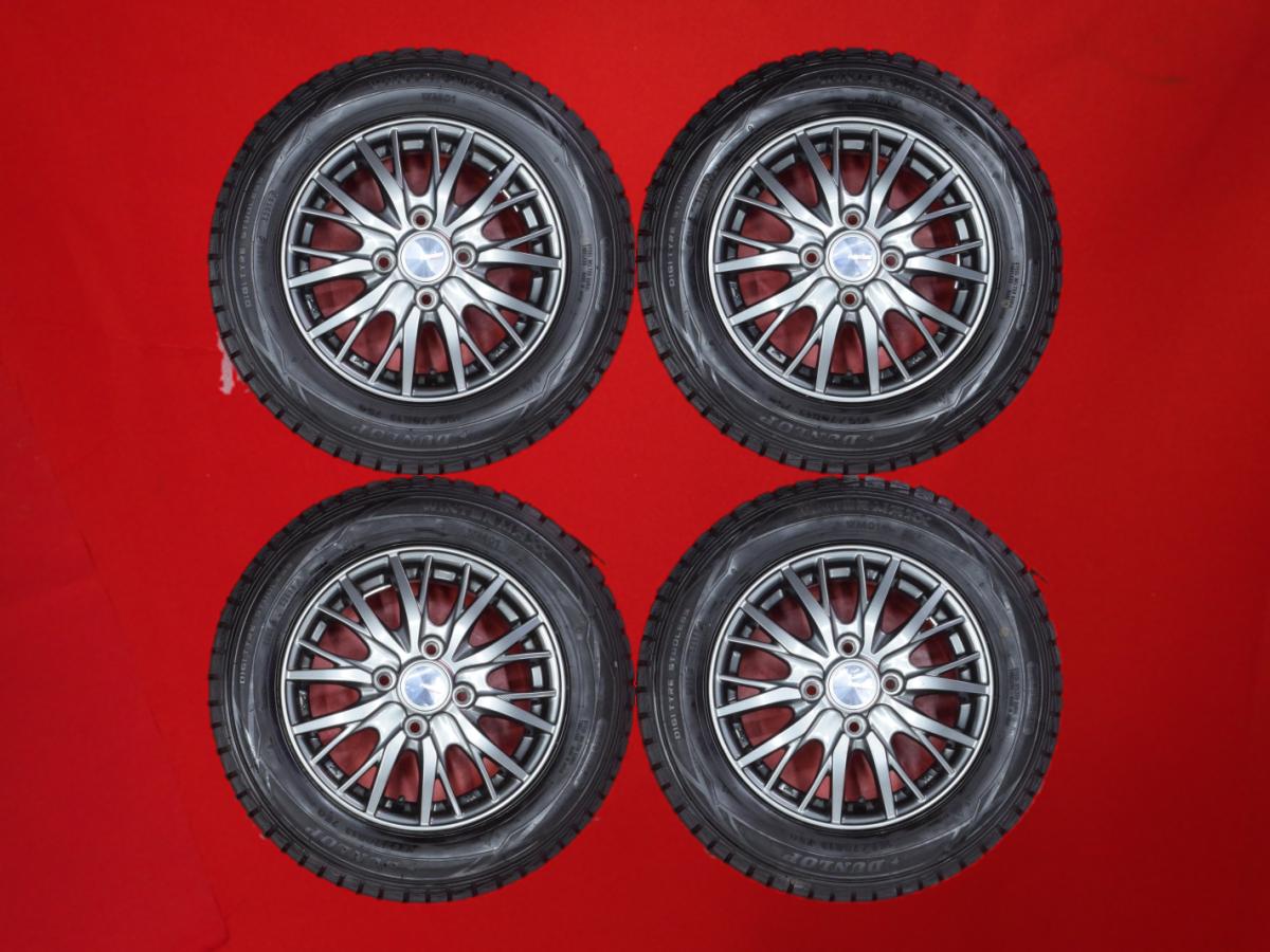 ダンロップ ウィンター MAXX 01(WM01) DUNLOP WINTER MAXX 01 155/70R13 75Q RAVRION RM01 4Jx13 +45 4/100 ガンメタ系 タウンボックス ミニキャブ バン ミニカ バン ミニカ バモス エブリイ ワゴン エブリイ バモス ホビオ ケイ スクラムワゴン NV100 クリッパー トッポ BJ