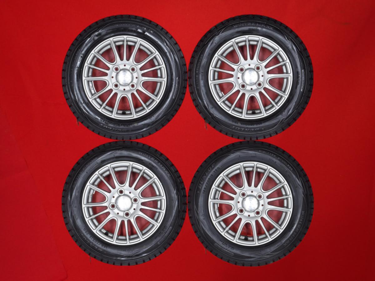 ダンロップ ウィンター MAXX 01(WM01) DUNLOP WINTER MAXX 01 155/70R13 75Q RAVRION selzer 4Jx13 +42 4/100 ガンメタ系 ミラ イース NV100 クリッパー トッポ BJ アトレー ワゴン スクラムワゴン ケイ ラピュタ ミニカ トッポ ハイゼット カーゴ ドミンゴ プレオ プラス