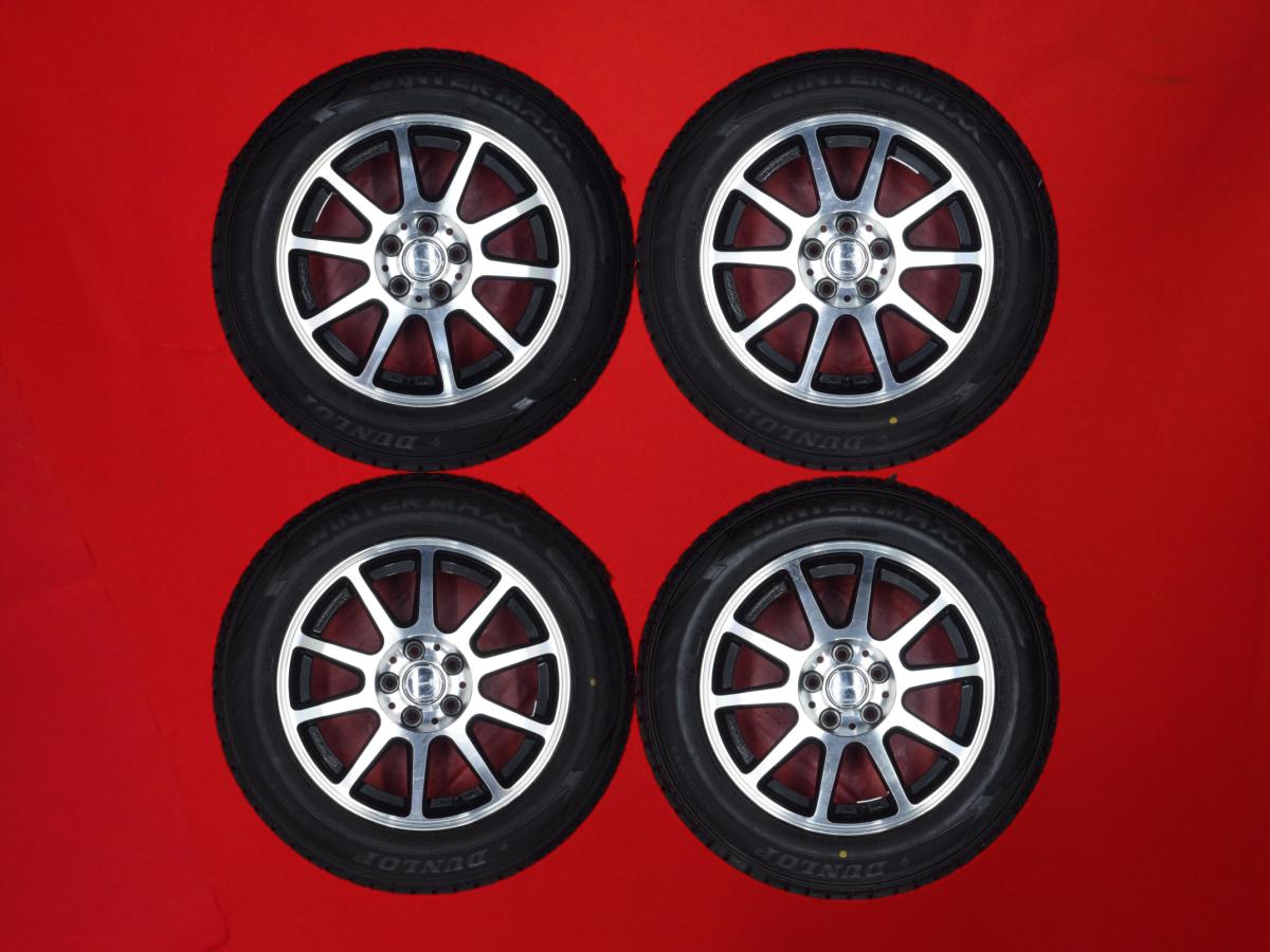 ダンロップ ウィンター MAXX 02(WM02) DUNLOP WINTER MAXX 02 185/65R15 88Q 10スポークタイプ 1P 6Jx15 +45 5/100 ガンメタポリッシュ(ガンメタ&ポリッシュ) プレミオ プリウスPHV シエンタ ウィッシュ プリウス アリオン オーパ ラクティス