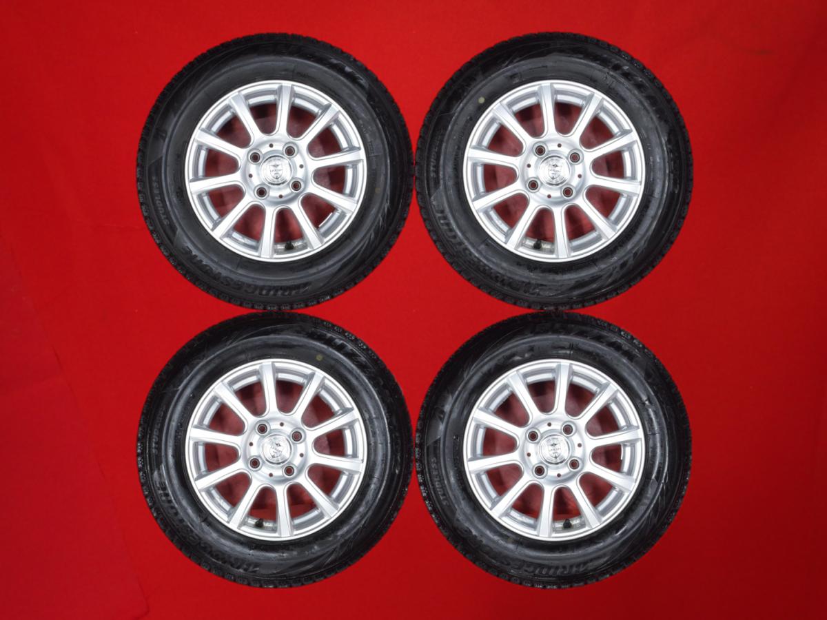 ブリヂストン ブリザック VRX2 BRIDGESTONE BLIZZAK VRX2 165/70R13 79Q Joker フラッシュ 5Jx13 +36 4/100 シルバー(銀色)系 デュエット ジェミニ シャレード キューブ ドマーニ アプローズ YRV シビック シャトル パルサー パッソ デミオ CR-X マーチ トラック サニー シ