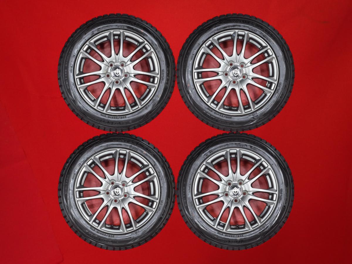 ダンロップ ウィンター MAXX 01(WM01) DUNLOP WINTER MAXX 01 205/55R16 91Q ヴェルヴァ VELVA ZS 6.5Jx16 +47 5/100 ガンメタ系 セリカ インプレッサ XV レガシィ B4 カルディナ 86 カローラ アベンシス ワゴン ウィッシュ アベンシス セダン アリオン プリウス プレミオ