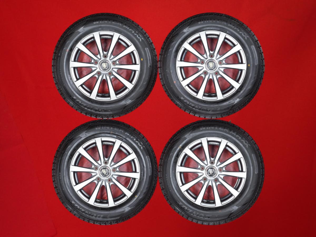 ダンロップ ウィンター MAXX 02(WM02) DUNLOP WINTER MAXX 02 205/65R15 94Q 10スポークタイプ 1P 6Jx15 +45 5/114.3 ガンメタ系 クラウン セダン カムリ クレスタ グロリア エスティマ バサラ ストリーム ウィンダム ライトエースノア MPV セプター ルネッサ タウンエース