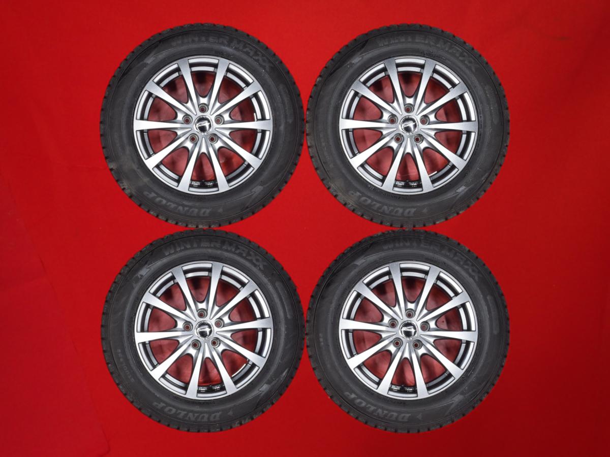 ダンロップ ウィンター MAXX 02(WM02) DUNLOP WINTER MAXX 02 195/65R15 91Q Exceeder(エクシーダー) EX10 6Jx15 +43 5/100 ガンメタ系 プレミオ インプレッサ G4 ビスタ アルデオ カローラ ツーリング インプレッサ アネシス インプレッサ インプレッサ スポーツ アリオン