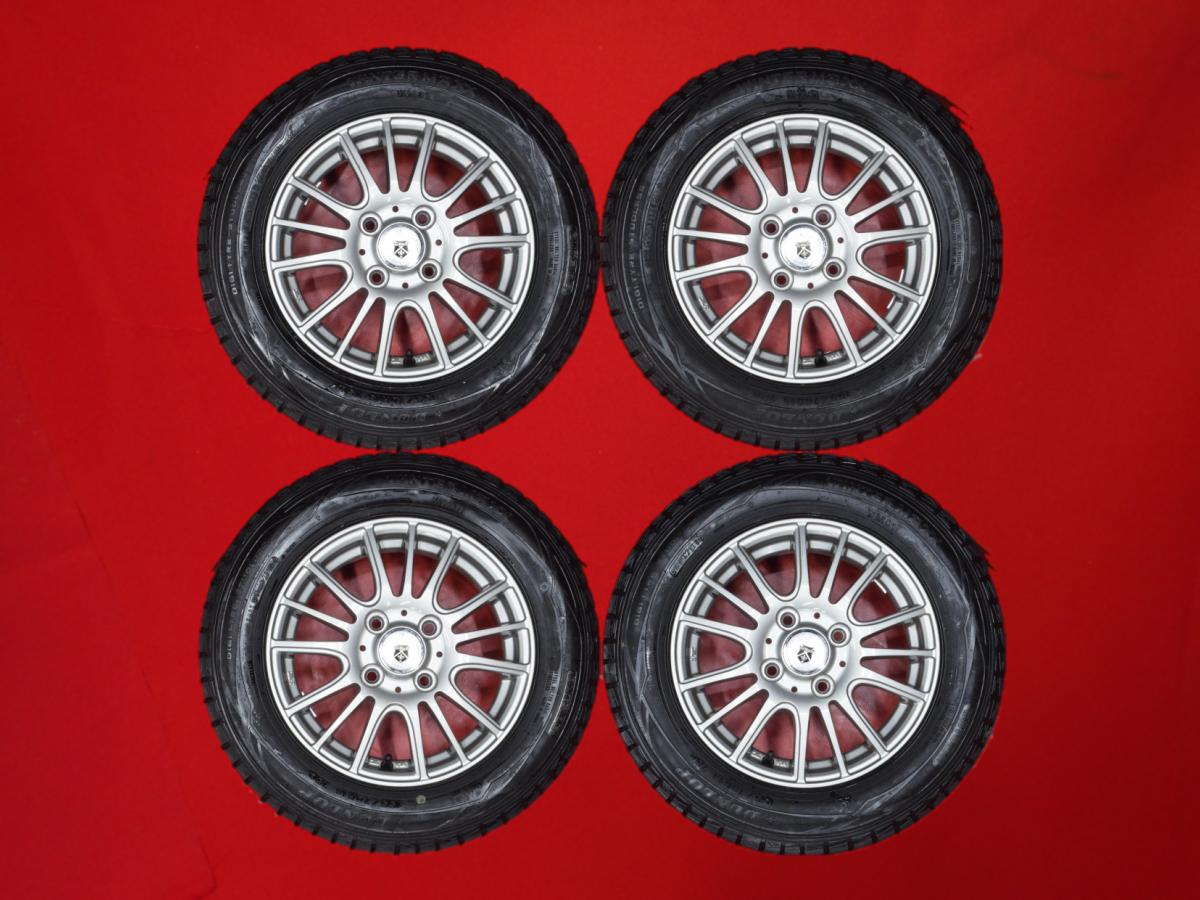 ダンロップ ウィンター MAXX 01(WM01) DUNLOP WINTER MAXX 01 155/70R13 75Q G-Mach フルーレ 4Jx13 +42 4/100 ガンメタ系 NV100 クリッパー トッポ BJ アトレー ワゴン ケイ スクラムワゴン ミラ イース ラピュタ ミニカ トッポ ハイゼット カーゴ ドミンゴ プレオ プラス