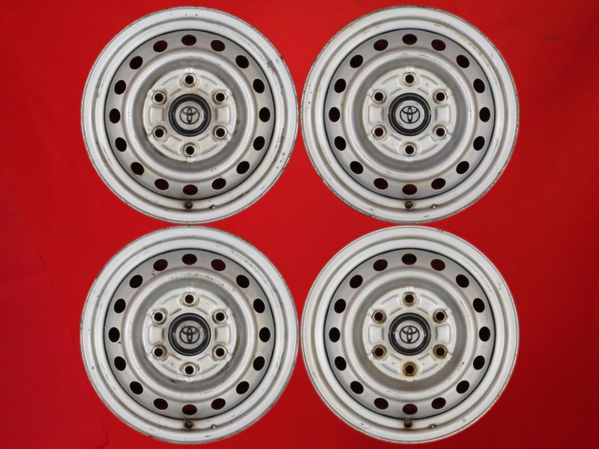 ハイエース (100系2WD)純正スチール(センターハブキャップ付)EK 5.5Jx15 +29 6/139.7 シルバー(銀色)系 グランドハイエース レジアスワゴン グランビア ツーリングハイエース